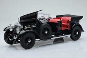 Rolls-Royce Phantom I Cabriolet Preto Kyosho 1:18 08931BK Metal - imagem 2 de 8