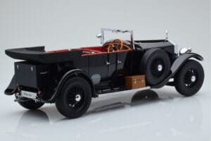 Rolls-Royce Phantom I Cabriolet Preto Kyosho 1:18 08931BK Metal - imagem 3 de 8