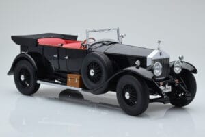Rolls-Royce Phantom I Cabriolet Preto Kyosho 1:18 08931BK Metal - imagem 6 de 8