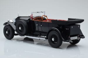 Rolls-Royce Phantom I Cabriolet Preto Kyosho 1:18 08931BK Metal - imagem 7 de 8