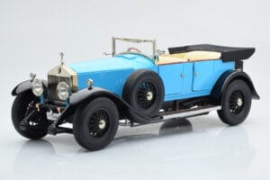Rolls-Royce Phantom I Cabriolet Azul Kyosho 1:18 08931LB Metal - imagem 2 de 9