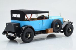 Rolls-Royce Phantom I Cabriolet Azul Kyosho 1:18 08931LB Metal - imagem 3 de 9