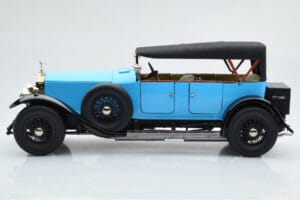 Rolls-Royce Phantom I Cabriolet Azul Kyosho 1:18 08931LB Metal - imagem 4 de 9