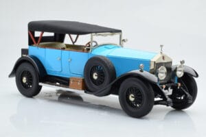 Rolls-Royce Phantom I Cabriolet Azul Kyosho 1:18 08931LB Metal - imagem 5 de 9