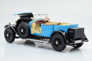Rolls-Royce Phantom I Cabriolet Azul Kyosho 1:18 08931LB Metal - imagem 6 de 9