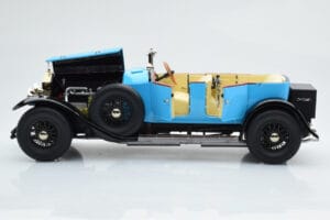 Rolls-Royce Phantom I Cabriolet Azul Kyosho 1:18 08931LB Metal - imagem 7 de 9