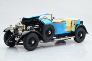Rolls-Royce Phantom I Cabriolet Azul Kyosho 1:18 08931LB Metal - imagem 8 de 9