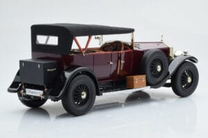 Rolls-Royce Phantom I Cabriolet Vermelho Bordô Kyosho 1:18 08931R Metal - imagem 3 de 10