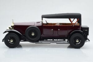 Rolls-Royce Phantom I Cabriolet Vermelho Bordô Kyosho 1:18 08931R Metal - imagem 4 de 10