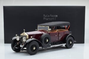 Rolls-Royce Phantom I Cabriolet Vermelho Bordô Kyosho 1:18 08931R Metal - imagem 10 de 10