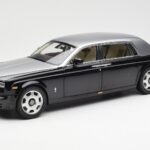 Rolls-Royce Phantom VII EWB Preto e Prateado Kyosho 1:18 08841BKS