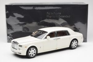 Rolls-Royce Phantom VII EWB English Branco Kyosho 1:18 08841EW2 Metal - imagem 8 de 8