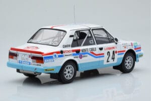 Skoda 130 L Night Version #24 J. Augland Rally Monte Carlo 1987 IXO 1:18 18RMC156 Metal - imagem 2 de 6