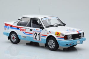 Skoda 130 LR #21 L. Krecek / B. Motl Rally Acropolis 1986 IXO 1:18 18RMC157A Metal - imagem 5 de 6