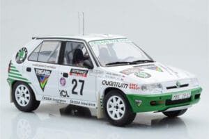 Skoda Felicia #27 P. Sibera / P. Gross Rally RAC Lombard 1995 IXO 1:18 18RMC148 Metal - imagem 4 de 6