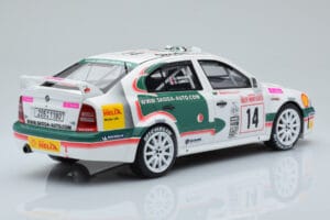 Skoda Octavia WRC #14 D. Auriol / D. Giraudet Rally Monte Carlo 2003 Otto 1:18 OT431 Resina - imagem 2 de 6