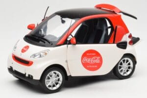 Smart Fortwo 451 Coca-Cola Minichamps 1:18 150036301 Metal - imagem 2 de 8