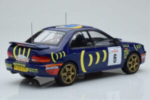 Subaru Impreza 555 #6 P. Liatti / C. Cassina Tour de Corse 1995 IXO 1:18 18RMC063C Metal - imagem 2 de 6