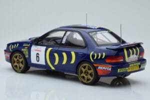 Subaru Impreza 555 #6 P. Liatti / C. Cassina Tour de Corse 1995 IXO 1:18 18RMC063C Metal - imagem 5 de 6