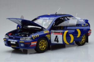 Subaru Impreza #4 C. McRae / D. Ringer Winner RAC Rally 1994 Kyosho 1:18 08962A Metal - imagem 2 de 9