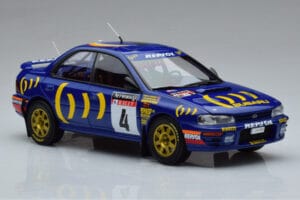 Subaru Impreza #4 C. McRae / D. Ringer Winner RAC Rally 1994 Kyosho 1:18 08962A Metal - imagem 5 de 9