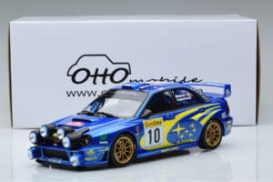 Subaru Impreza WRC #10 T. Makinen / K. Lindstrom Rally Monte Carlo Night Version 2002 Otto 1:18 OT784 Resina - imagem 6 de 6