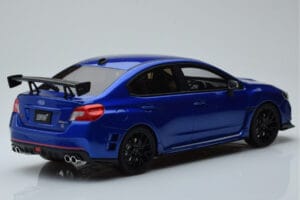 Subaru Impreza WRX STI Nurburgring Challenge Package Azul Kyosho 1:18 KSR18021BL Resina - imagem 2 de 5