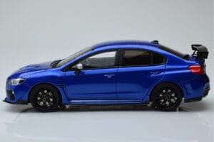 Subaru Impreza WRX STI Nurburgring Challenge Package Azul Kyosho 1:18 KSR18021BL Resina - imagem 3 de 5