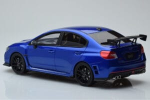 Subaru Impreza WRX STI Nurburgring Challenge Package Azul Kyosho 1:18 KSR18021BL Resina - imagem 4 de 5