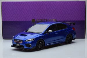 Subaru Impreza WRX STI Nurburgring Challenge Package Azul Kyosho 1:18 KSR18021BL Resina - imagem 5 de 5
