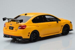 Subaru Impreza WRX STI Nurburgring Challenge Package Amarelo Kyosho 1:18 KSR18021Y Resina - imagem 2 de 5