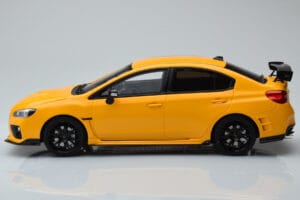 Subaru Impreza WRX STI Nurburgring Challenge Package Amarelo Kyosho 1:18 KSR18021Y Resina - imagem 3 de 5