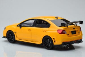 Subaru Impreza WRX STI Nurburgring Challenge Package Amarelo Kyosho 1:18 KSR18021Y Resina - imagem 4 de 5