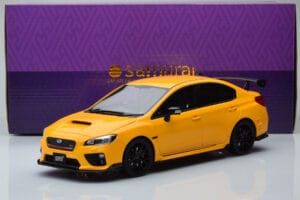 Subaru Impreza WRX STI Nurburgring Challenge Package Amarelo Kyosho 1:18 KSR18021Y Resina - imagem 5 de 5
