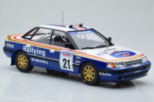 Subaru Legacy RS #21 C. McRae / D. Ringer RAC Rally 1991 IXO 1:18 18RMC080B Metal - imagem 4 de 6