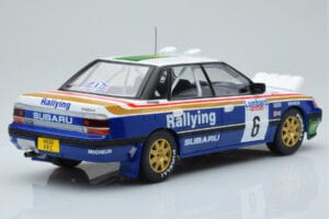 Subaru Legacy RS Night Version #6 M. Alen / I. Kivimaki RAC Rally 1991 IXO 1:18 18RMC080A Metal - imagem 2 de 6