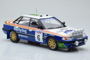 Subaru Legacy RS Night Version #6 M. Alen / I. Kivimaki RAC Rally 1991 IXO 1:18 18RMC080A Metal - imagem 4 de 6