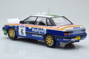 Subaru Legacy RS Night Version #6 M. Alen / I. Kivimaki RAC Rally 1991 IXO 1:18 18RMC080A Metal - imagem 5 de 6