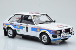 Talbot Sunbeam Lotus Night Version #8 H. Toivonen / P. White Rally Monte Carlo 1981 IXO 1:18 18RMC095B Metal - imagem 4 de 6