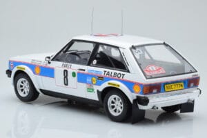 Talbot Sunbeam Lotus Night Version #8 H. Toivonen / P. White Rally Monte Carlo 1981 IXO 1:18 18RMC095B Metal - imagem 5 de 6