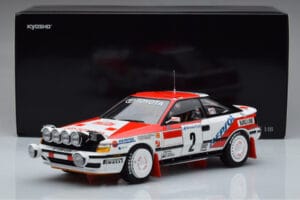 Toyota Celica GT-Four ST165 #2 C. Sainz / L. Moya Winner Rally Monte Carlo 1991 Kyosho 1:18 08961B Metal - imagem 12 de 12