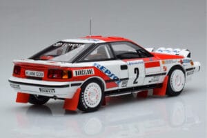 Toyota Celica GT-Four ST165 #2 C. Sainz / L. Moya Winner Rally Monte Carlo 1991 Kyosho 1:18 08961B Metal - imagem 3 de 12