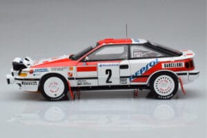 Toyota Celica GT-Four ST165 #2 C. Sainz / L. Moya Winner Rally Monte Carlo 1991 Kyosho 1:18 08961B Metal - imagem 4 de 12