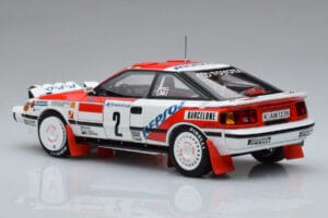 Toyota Celica GT-Four ST165 #2 C. Sainz / L. Moya Winner Rally Monte Carlo 1991 Kyosho 1:18 08961B Metal - imagem 6 de 12