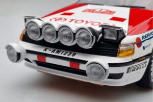 Toyota Celica GT-Four ST165 #2 C. Sainz / L. Moya Winner Rally Monte Carlo 1991 Kyosho 1:18 08961B Metal - imagem 7 de 12