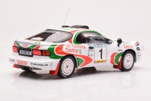 Toyota Celica Turbo 4WD ST185 #1 J. Kankkunen / J. Piironen Safari Rally 1993 IXO 1:18 18RMC150A Metal - imagem 2 de 6