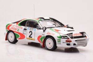 Toyota Celica Turbo 4WD ST185 #2 M. Alén / I. Kivimäki Safari Rally 1993 IXO 1:18 18RMC150B Metal - imagem 4 de 6
