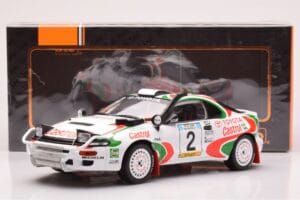Toyota Celica Turbo 4WD ST185 #2 M. Alén / I. Kivimäki Safari Rally 1993 IXO 1:18 18RMC150B Metal - imagem 6 de 6
