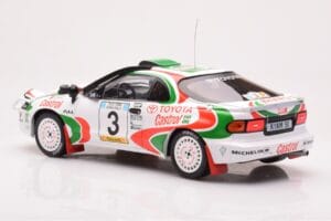 Toyota Celica Turbo 4WD ST185 #3 I. Duncan / R. Virtanen Safari Rally 1994 IXO 1:18 18RMC150C Metal - imagem 5 de 6