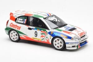 Toyota Corolla WRC #9 D. Auriol / D. Giraudet Rally Catalunya 1998 Otto 1:18 OT1102 Resina - imagem 4 de 6